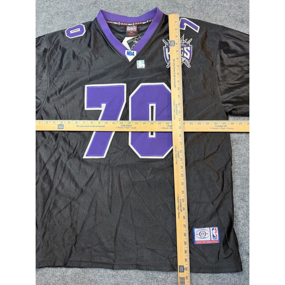 VTG Sacramento Kings NBA Licensed Jersey Mens 2XL Black Purple Number 70 NWT New - Picture 6 of 8